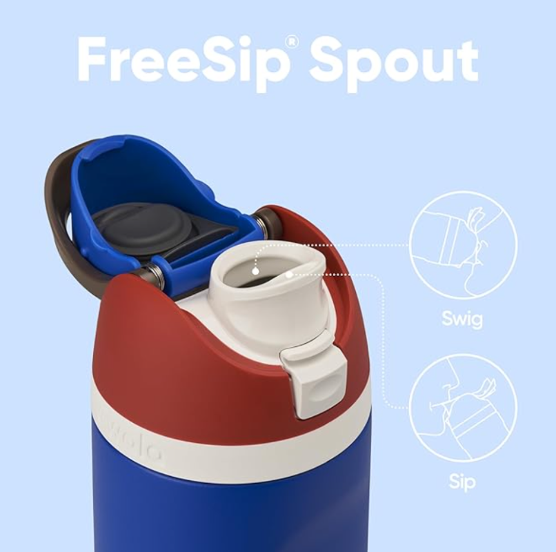 Owala Marvel FreeSip WaterBottle – 24oz Captain America