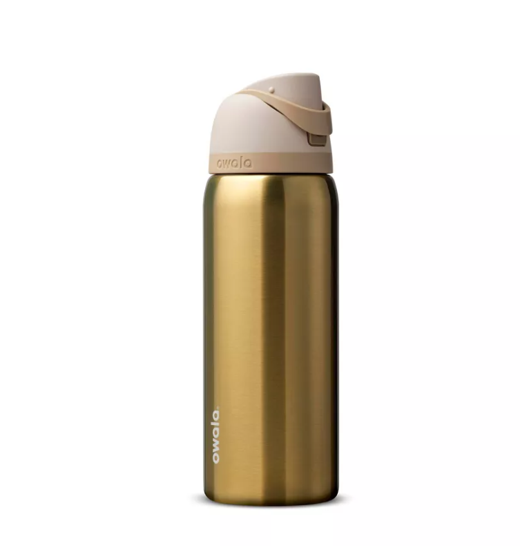 Owala Holiday Special Edition –32oz FreeSip Metallic Gold