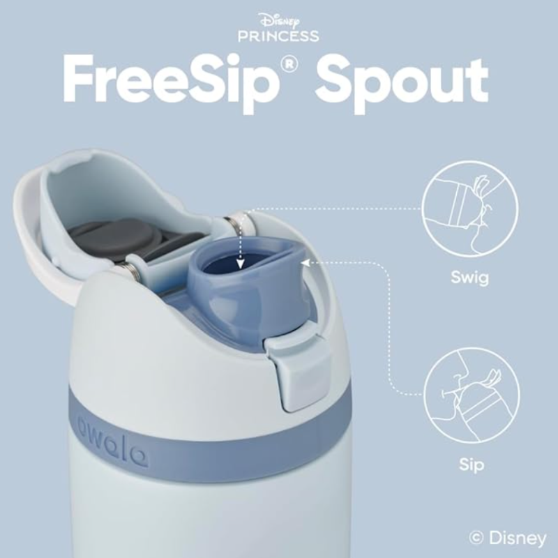 Owala Disney Princess FreeSipWater Bottle – 24oz Cinderella