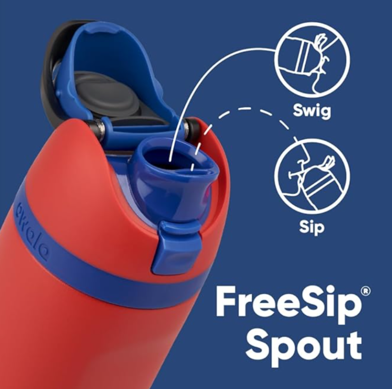 Owala Marvel FreeSip WaterBottle – 24oz Spiderman