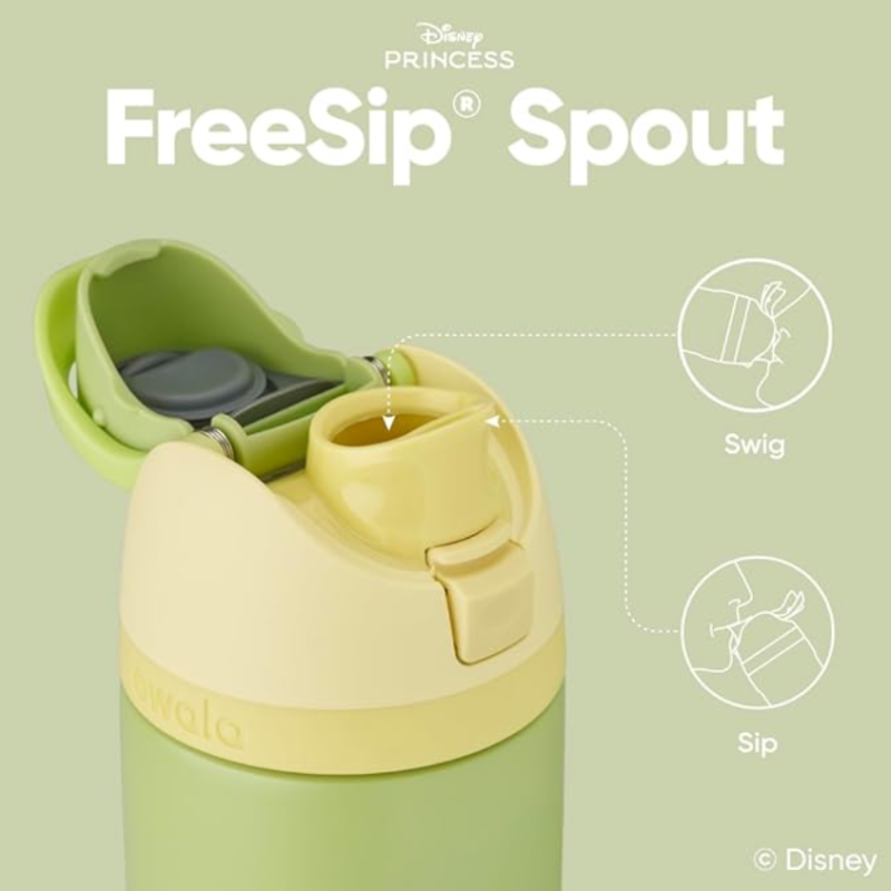Owala Disney Princess FreeSipWater Bottle – 24oz Tiana