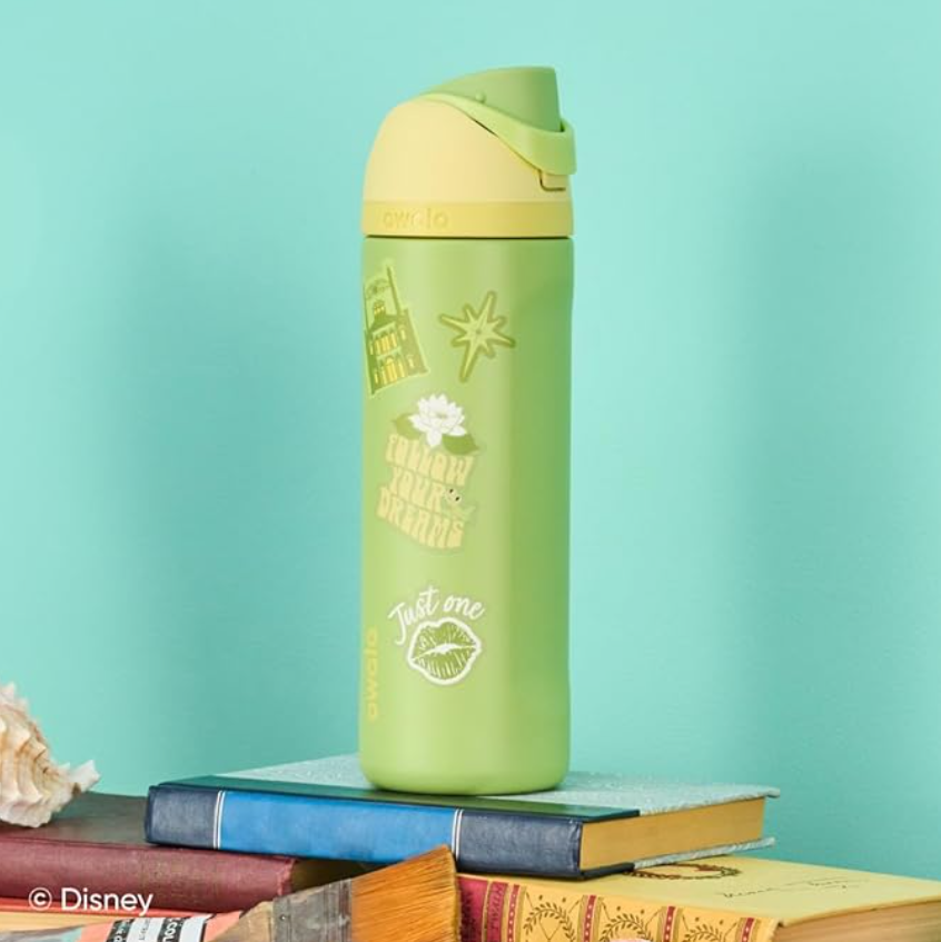 Owala Disney Princess FreeSipWater Bottle – 24oz Tiana