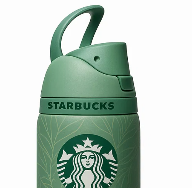Owala × Starbucks 32oz Stainless Steel Bottle Sage Green