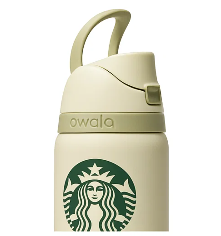 Owala × Starbucks 32ozStainless Steel Bottle WarmBeige